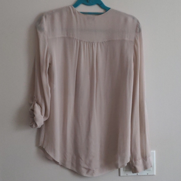 Grey silk blouse - Picture 2 of 5